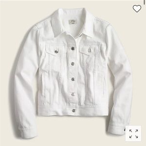 J.Crew Denim Jacket in White